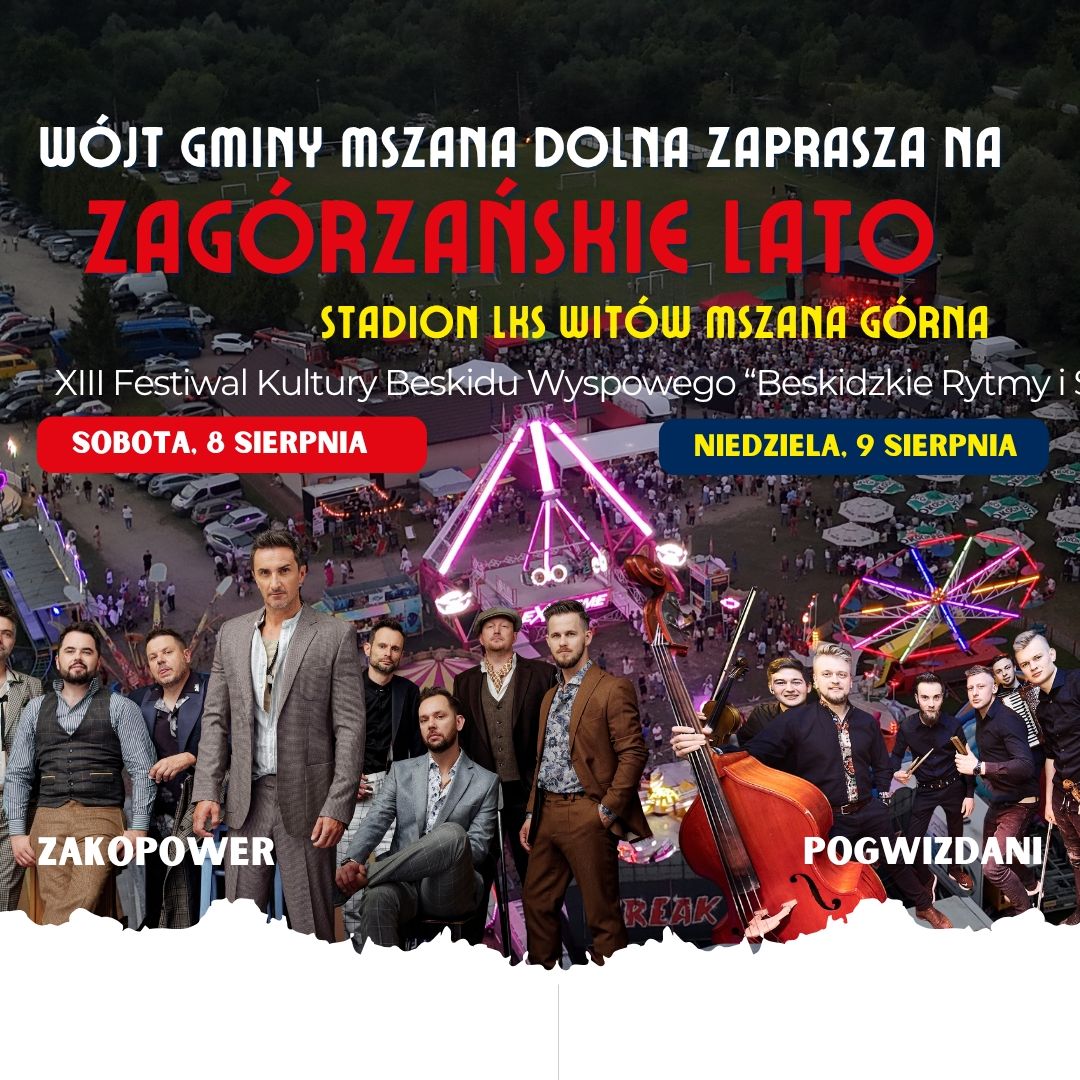 miniaturka dla wpisu o tytule: Zapraszamy na Święto Gminy Mszana Dolna 2026!